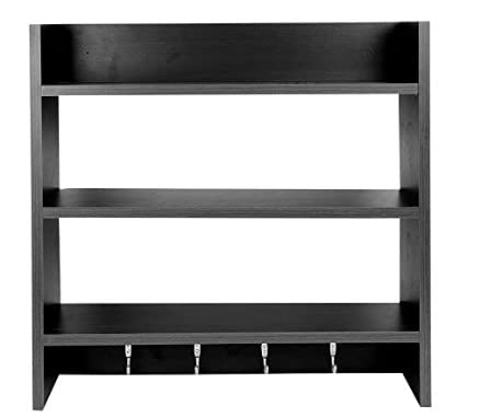 SAVYA HOME Wall Shelves for Living Room | Wall Mounted Book Shelf | Floating Shelves | Durable Engineered Wood | Sturdy & Long Lasting Wall Shelf | Rectangular Wooden Rack