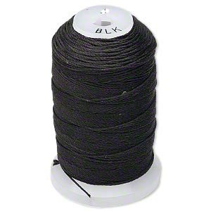 Purely Silk Beading Thread Spool 600 Yards Compasible With 15 11 Seed Beads 0 0.005 Inch 0.127mm Black