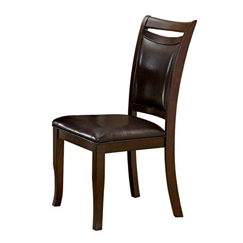 BOWERY HILL Dining Chair in Dark Cherry (Set of 2)