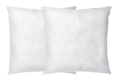 DreamHome Square Poly Pillow Insert, 18" L X 18" W.2