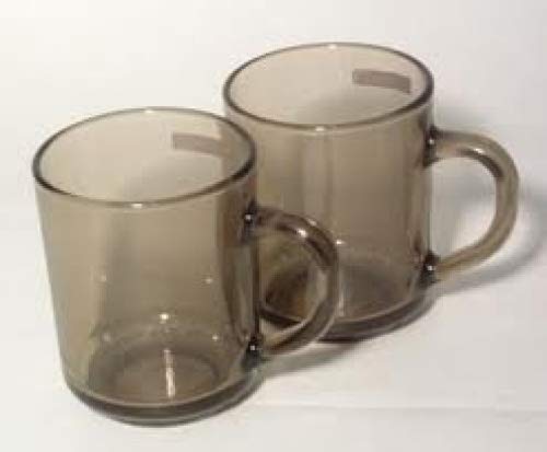 Duralex Tableware Smoked Mug - 25cl (8.75oz) Set of 6