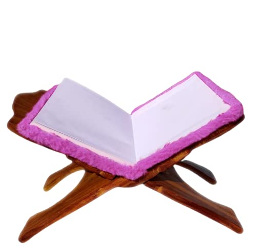 FAF e-TRADERS Handmade Sheesham Wooden Holy Holder Display Stand/Rehal/Geeta Stand/Quran Stand/Bible Stand/Guru Granth Sahib Stand (Size -10 X 4.5 inches)