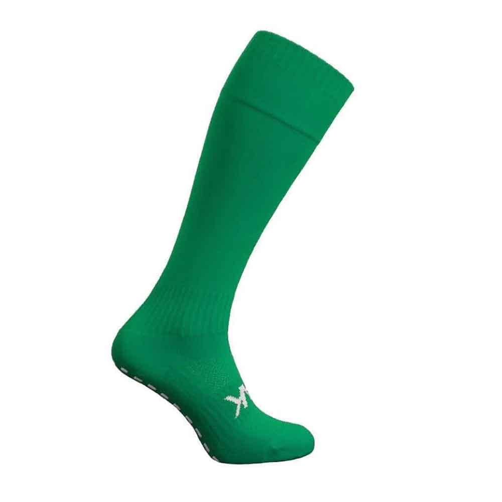 ATAK Shox Full-Length Cushioned Sport Grip Sock (1 Pair) Green - UK 6-8, Green