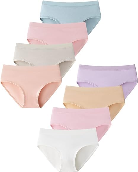 Amazon Brand - Culture Flossy® Women Cotton Underwear Panties Briefs Pack of 3, 6, 8, Underpants