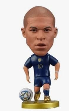 Bobblehead Figure - Football limited Edition Collectible, Football Soccer (Mbappe France)