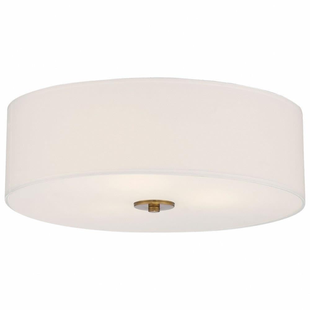 Access Lighting Mid Town 18" LED Flush Mount - Antique Brushed Brass