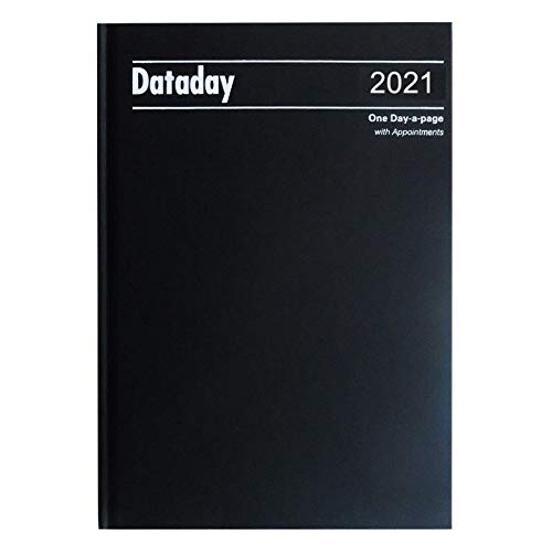 Dataday Black Day to a Page Diary Dataday Desk Diary Ref - A41A