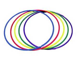 Fitfix Fusion Welded Hula Hoop Exercise Ring for Fitness | Hula Hoop for Boys,Girls, Kids and Adults (Multi Color)