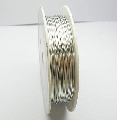 ART IFACT10 Meters of (20 Gauge (0.92 mm) Silver Plated Copper Wire for Craft, Jewellery Making, Beading Wire, Craft Work, Flower Making, Hobby Crafts and School Crafts Project (20 Gauge (0.92 mm))