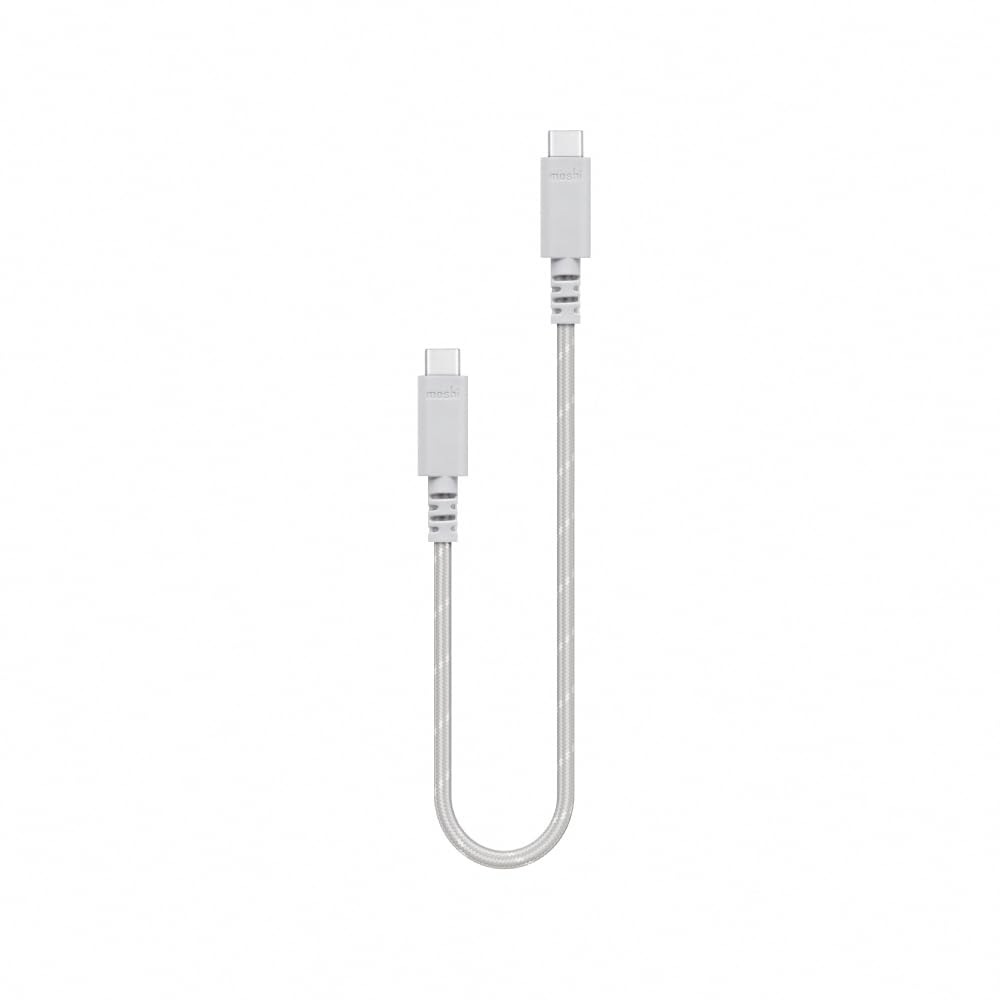 MoshiIntegra USB-C to C (240W/480Mbps) Cable, Gray (0.3M)