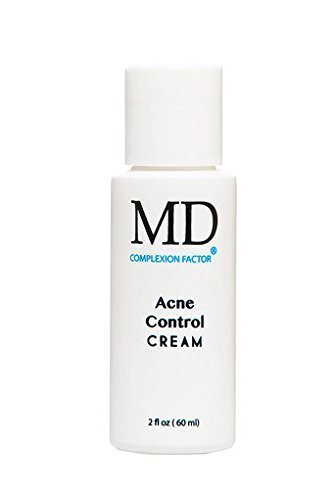 MD Complexion Factor Acne Control Cream - Acne Spot Treatment - Prevents Redness, Inflammation, Clogged Pores & New Breakouts (2fl oz)