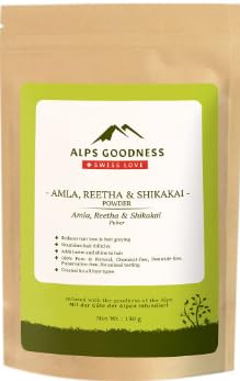 Alps Goodness Amla, Reetha & Shikakai Powder 150gm