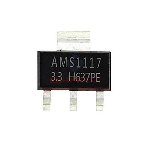 AMS1117 3.3V – Voltage Regulator IC – (SMD SOT-223 Package) - Pack of 3