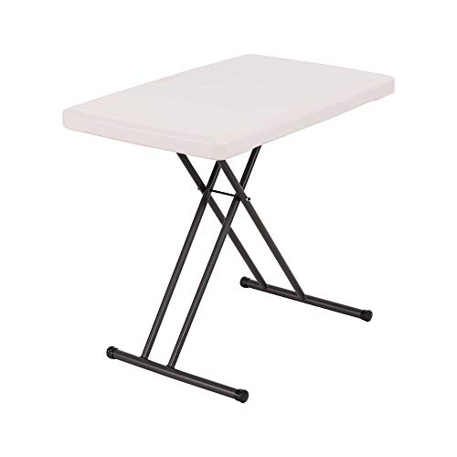 LIFETIME 30-Inch Adjustable Height Personal Table, Almond