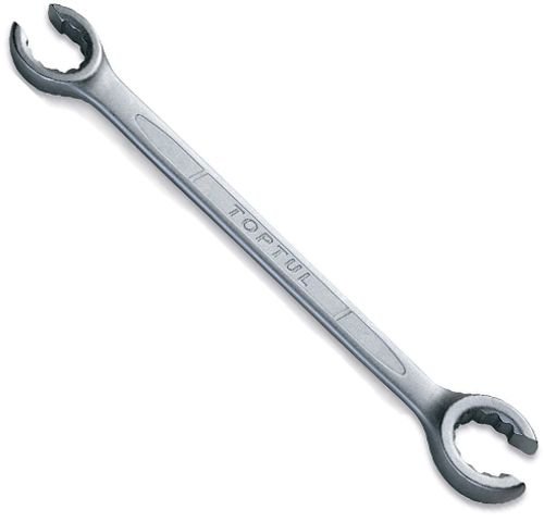 TOPTUL Ring Spanner 17 x 19 mm Open on Both Sides 12-Point