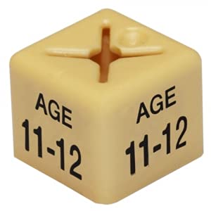 50x AGE 11-12 SIZE CUBE GARMENT CLOTHES MARKER SIZE NUMBER PACK OF 50 EACH SIZE AGE 11-12