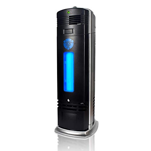 B-1000 Permanent Filter Ionic Air Purifier Pro Ionizer with UV-C, New (Black)