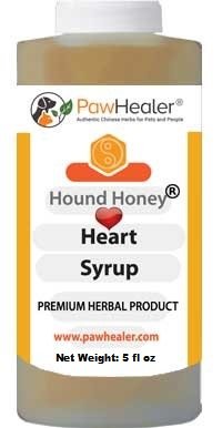 Hound Honey: Heart Syrup - Herbal Remedy for Dog's Cough - 5 fl oz - Suppressant - Herbal Remedy - Gagging & Wheezing Due to Heart…