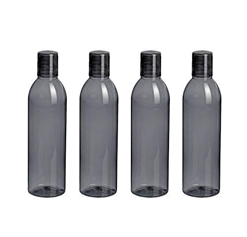 Steelo Savory Plastic Water Bottle, 1 Litre, Set of 4, Grey