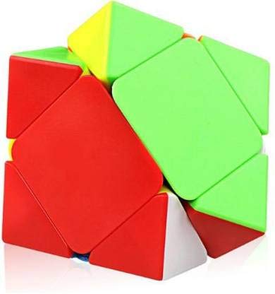 Toy Arena Next Level Skewb Cube High Speed Stickerless Magic Puzzle Cube (Stickerless Skweb)