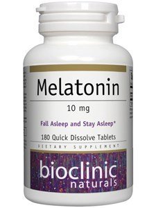 Bioclinic Naturals Melatonin 10mg 180 tabs by Bioclinic Naturals