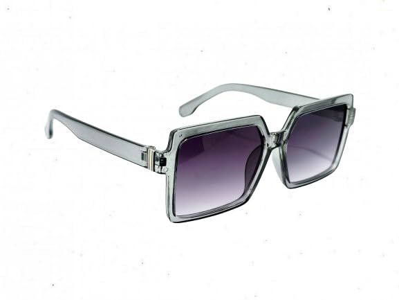 Large Grey Square Sunglasses