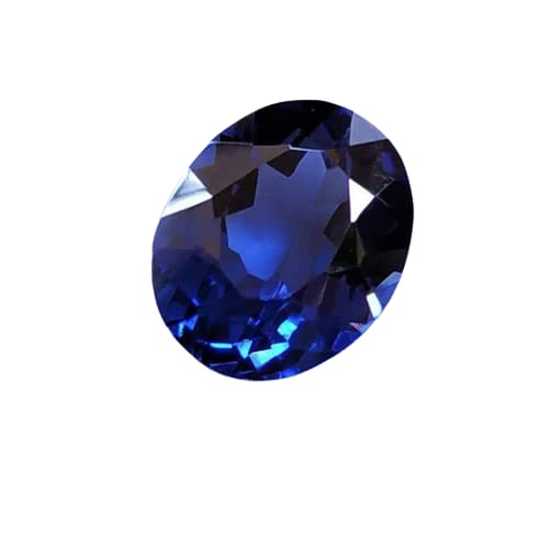 Original Certified Jeweltique! Attractive Look Ceylon Indraneelam Gemstone 6.10 Ratti Original Certified 5.55 Carat Natural Coor Blue Sapphire Rashi Ratan Stone For Men & Women