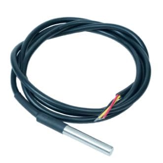 DS 18B20 Waterproofed High Sensitive Temperature Sensor Probe (18b20 Arduino,18b20 pinout,18b20 vs lm35,18b20 calibration,ds18b20 Arduino connection,ds18b20 Arduino interfacing)