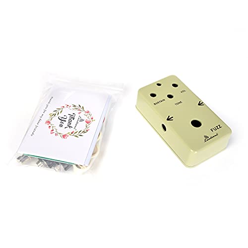 LANDTONE DIY Fuzz Guitar Pedal Kits With 1590B Style Aluminum Box and 3PDT Foot Switch True Bypass (LT-FZ-S01)