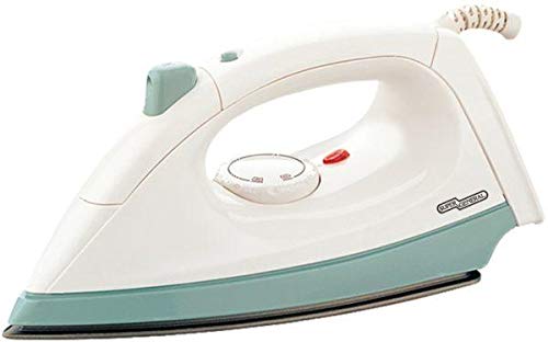 Super General Dry Iron, Spray Iron, SGI-20-DC, 1100W ironing machine with non-stick Teflon sole, dry ironing, for home and travel, white, One Year Warranty