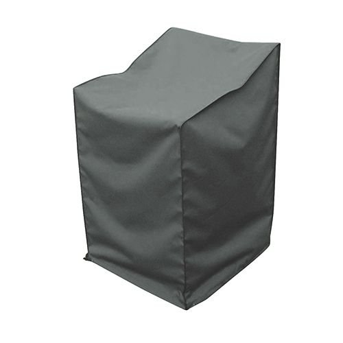 greemotion Slipcover for Lounge Tarpaulin Heavy Duty Waterproof for Outdoor Dining Chairs-Garden Furniture Covers Protective Sheet, Grey, 66x66x160 cm