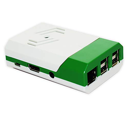 PiShell White Green White case: A multi-colored case for the Raspberry Pi 3 Model B+ and camera