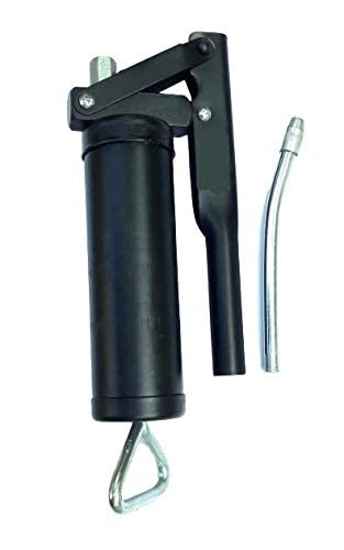 Top Team Grease Gun with Aluminum Die Cast Hand Operated Grease Gun in Black Manual Pump (500g Pack of 1)