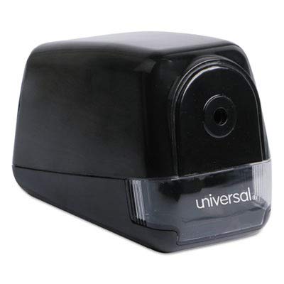 UNIVERSAL OFFICE PRODUCTS 30011 Pencil Sharpener, Electric, Desktop, Lite-to-Med Duty, Black/Gray