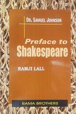 Preface To Shakespeare By Samuel Johnson (English)