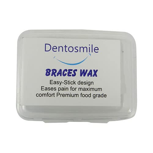 Dentosmile Dental Orthodontic Wax for Braces/Bracket Gum - 5 Strips Per Box (2)