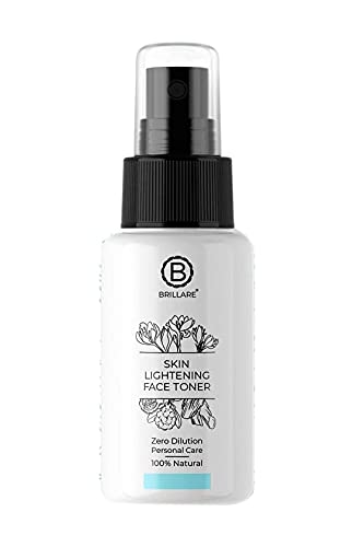 Glamorous HubBrillare Skin Lightening Face Toner, Ideal For Pigmented Skin, With Goodness Of Begamot, Saffron & Sandal, S Dark Spots, Evens Complexion & Brightenes The Skin (50Ml)