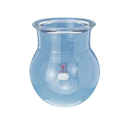 6533-03 Series Spherical Reaction Flask, Plain, Schott-Duran Flange, O-Ring Groove, 100 mm ID, 3L Capacity