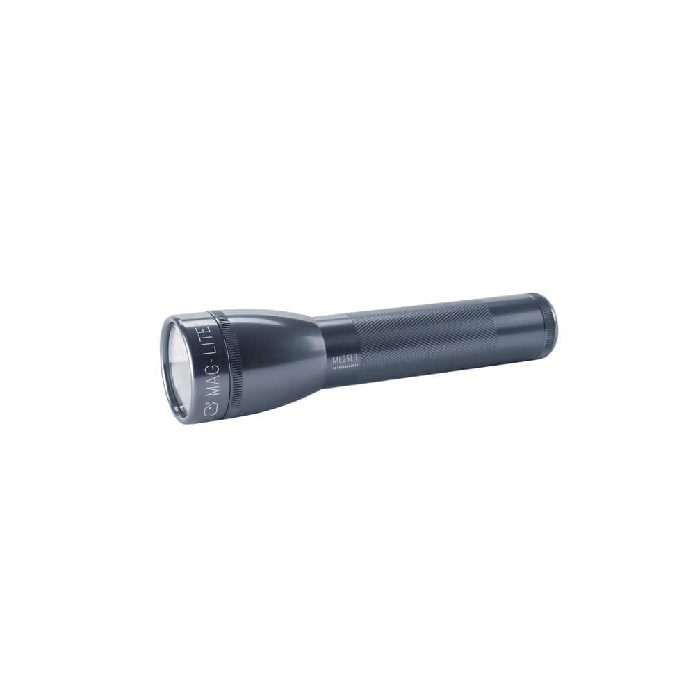 Maglite Mag-Lite ML25LT LED 2C-Cell Torch, 177 lm 16.9 cm, Titanium, ML25LT-S2095, Aluminum, Titan/Grey