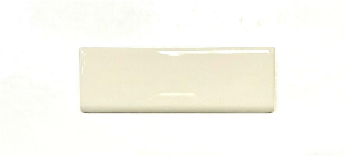 2x6 Almond Color Bullnose for Squarefeet Depot 3x6 or 4x4 Wall Tile Color Code 0135