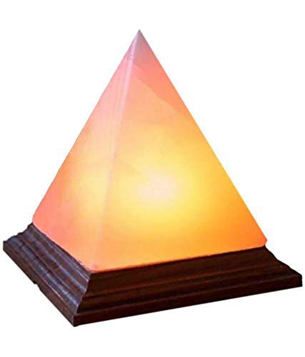 Original Himalayan Rock Salt Pyramid Lamp for Cosmic Energy