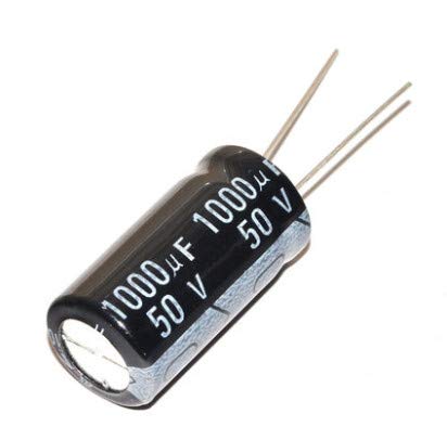 ERH India (10 Pcs) 1000uF 16V/25V/35V/50V Radial Lead 1000 uF Electrolytic Capacitors for DIY Electronic Projects and Kits