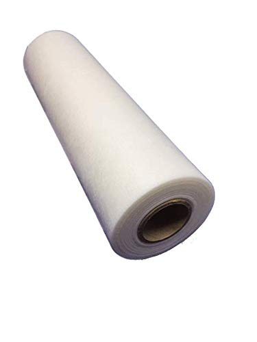 HBI H.B.I. PRODUCTSNo Show Mesh Machine Embroidery Stabilizer 12" x 25 Yard - Invisible Mesh Cut Away Stabilizer Medium Weight - White