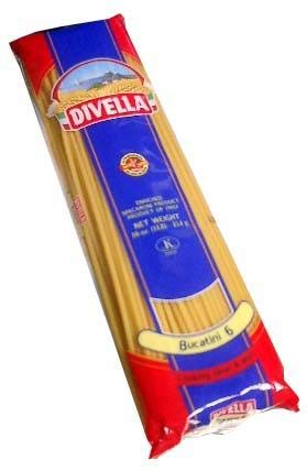 Bucatini Pasta No. 6 (Divella) 16oz (454g)