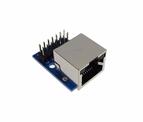 RJ45 Ethernet Connector Breakout Board w/LED 0.1" (2.54mm) Male Header