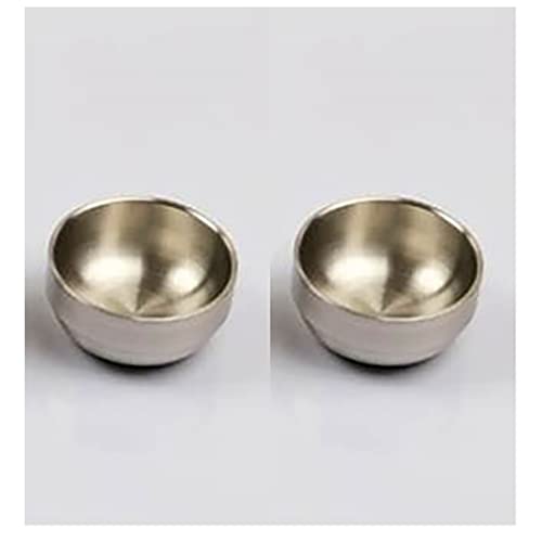 ZEESOONDouble Wall Stainless Steel Vacuum Insulated Dinnerware Bowls Set of 2EA, Reusable Dishwasher, Made in Korea (Small (2pcs))