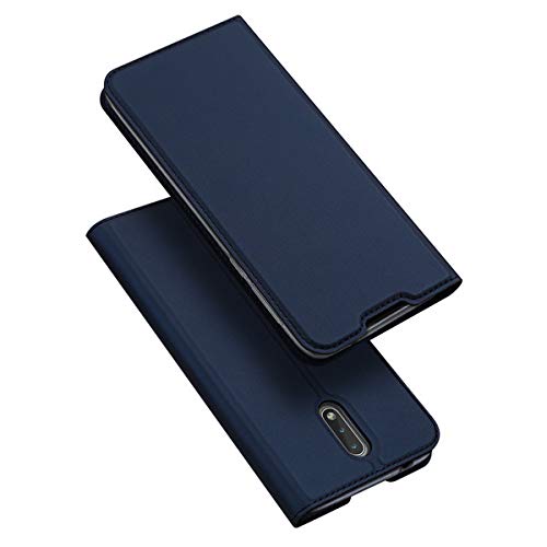 More FitMore Fit Flip Folio Wallet Case for Nokia 2.3, Kickstand Leather Magnetic Flip Cover for Nokia 2.3 - Blue