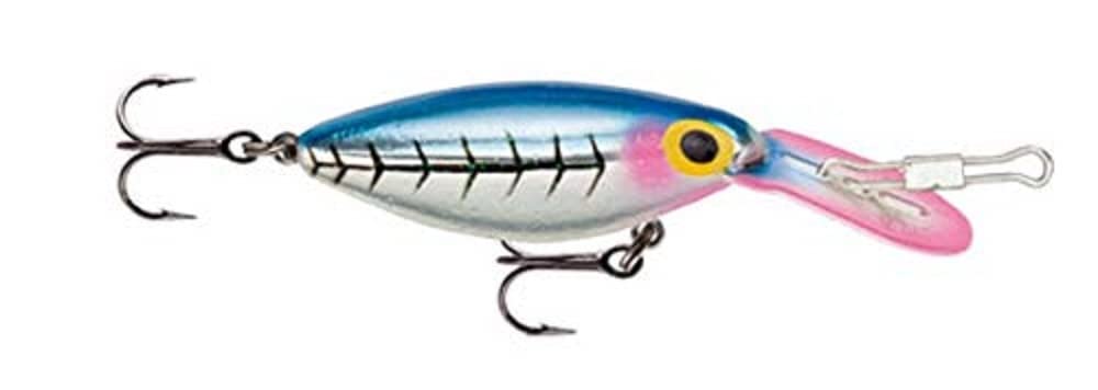 Storm Original Hot 'N Tot 07 Fishing Lure, Pink Lip/Metallic Blue Glitter