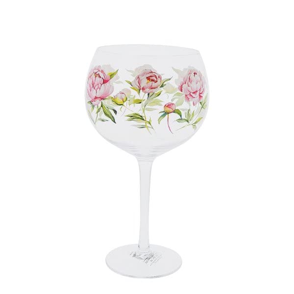 Ginology Peonies Copa Gin Glass