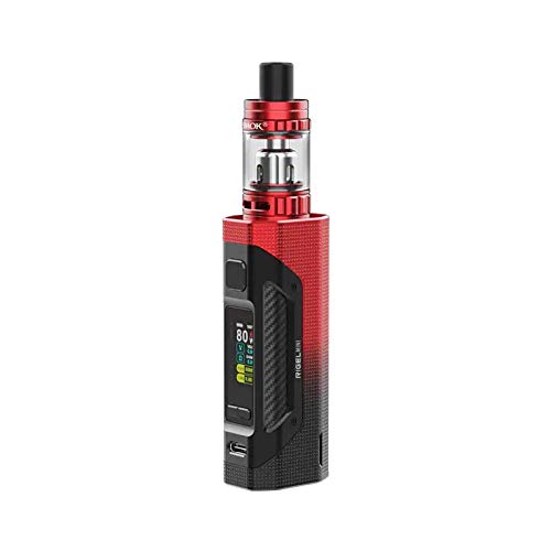 SMOKRigel Mini 80W Kit | Single 18650 | 2Ml Tfv9 Mini Tank (Black/Red) (Pack of 1)